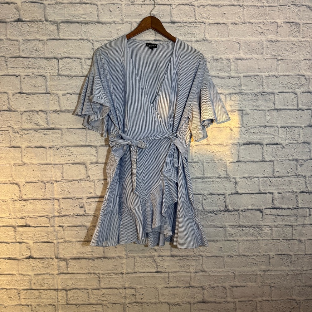 Topshop Ruffle Wrap Dress